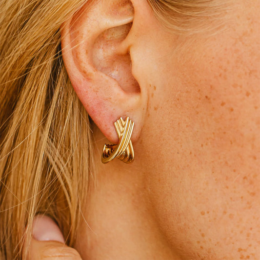 CHUNKY GOLD EARRINGS