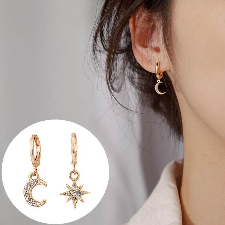 NORTH STAR DANGLE EARRINGS