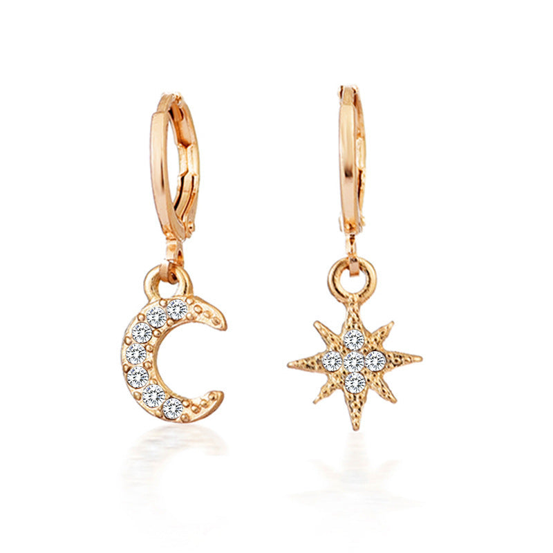 NORTH STAR DANGLE EARRINGS